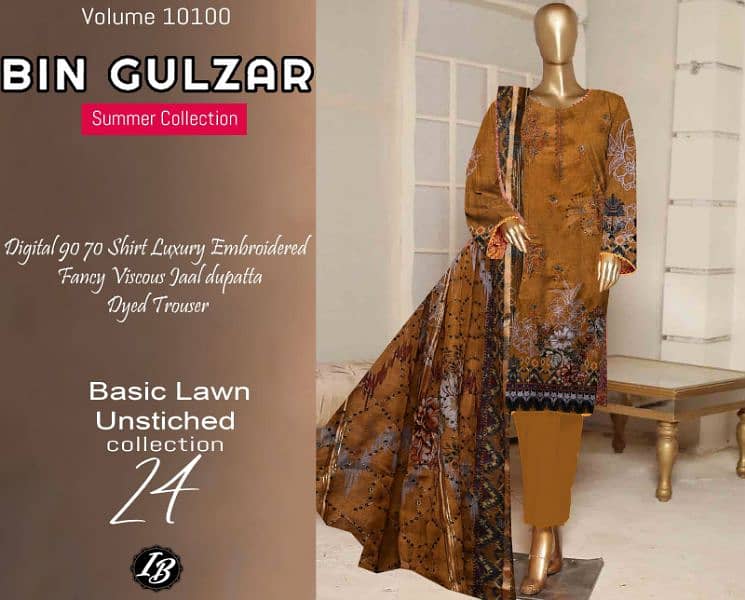 Gul Ahmed new fabric lown 4