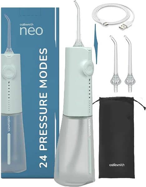 Amazon Branded Caresmith Neo Cordless Oral Flosser | 24 Pressure 0