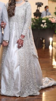 Silver Bridal Dress | Wedding Dress | Maxi For Sale 0
