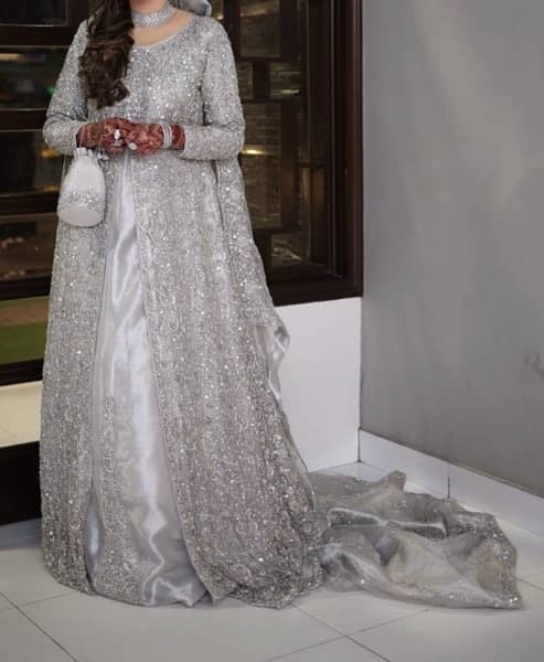 Silver Bridal Dress | Wedding Dress | Maxi For Sale 1