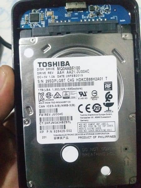 1TB,  laptop hard disk, brand new condition 3