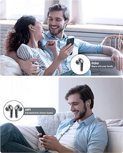 T8 TWS Bluetooth 5.3 Headphones Wireless Earphone 5
