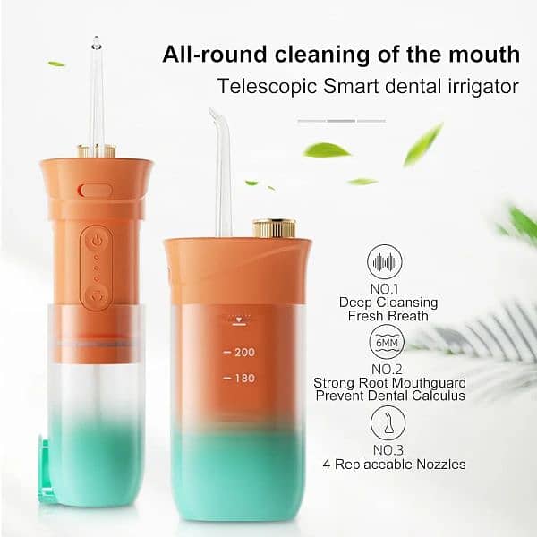 Amazon Branded PKSHICORE Water Dental Flosser Cordless for Teeth 1