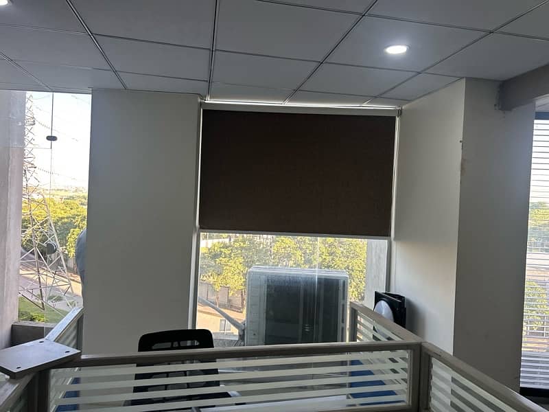 fully furnished commercial office first floor 1165sqft 2