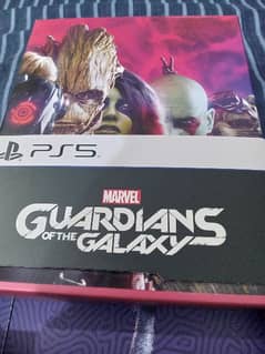 Marvel Guardians of the galaxy game ps5 Steelbook and Artbook
