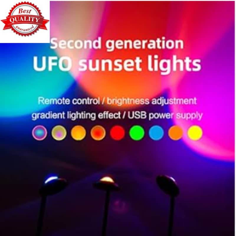 Atmosphere RGB Sunset Lamp Projector 16 Colors Changing RGB Remote Con 2