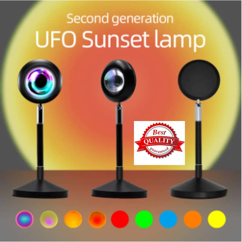 Atmosphere RGB Sunset Lamp Projector 16 Colors Changing RGB Remote Con 3