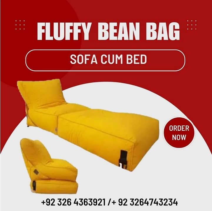 bena bag sofa / bean bag sofa cum bed/ bean bag chair 3