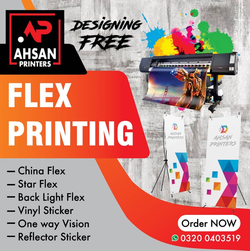 Flex Printing/Visiting Card/Bill Book/Sign Board/Stamps/Letterhead 4