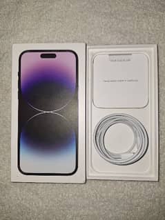 iPhone 14 Pro Max Deep Purple 256 GB PTA Approved Dual Sim physical 0