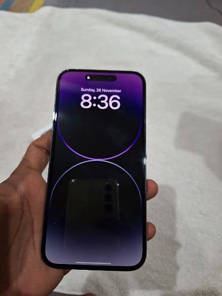 iPhone 14 Pro Max Deep Purple 256 GB PTA Approved Dual Sim physical 3