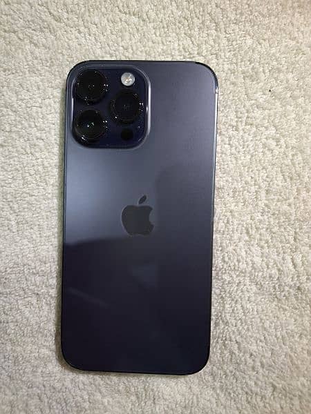 iPhone 14 Pro Max Deep Purple 256 GB PTA Approved Dual Sim physical 17