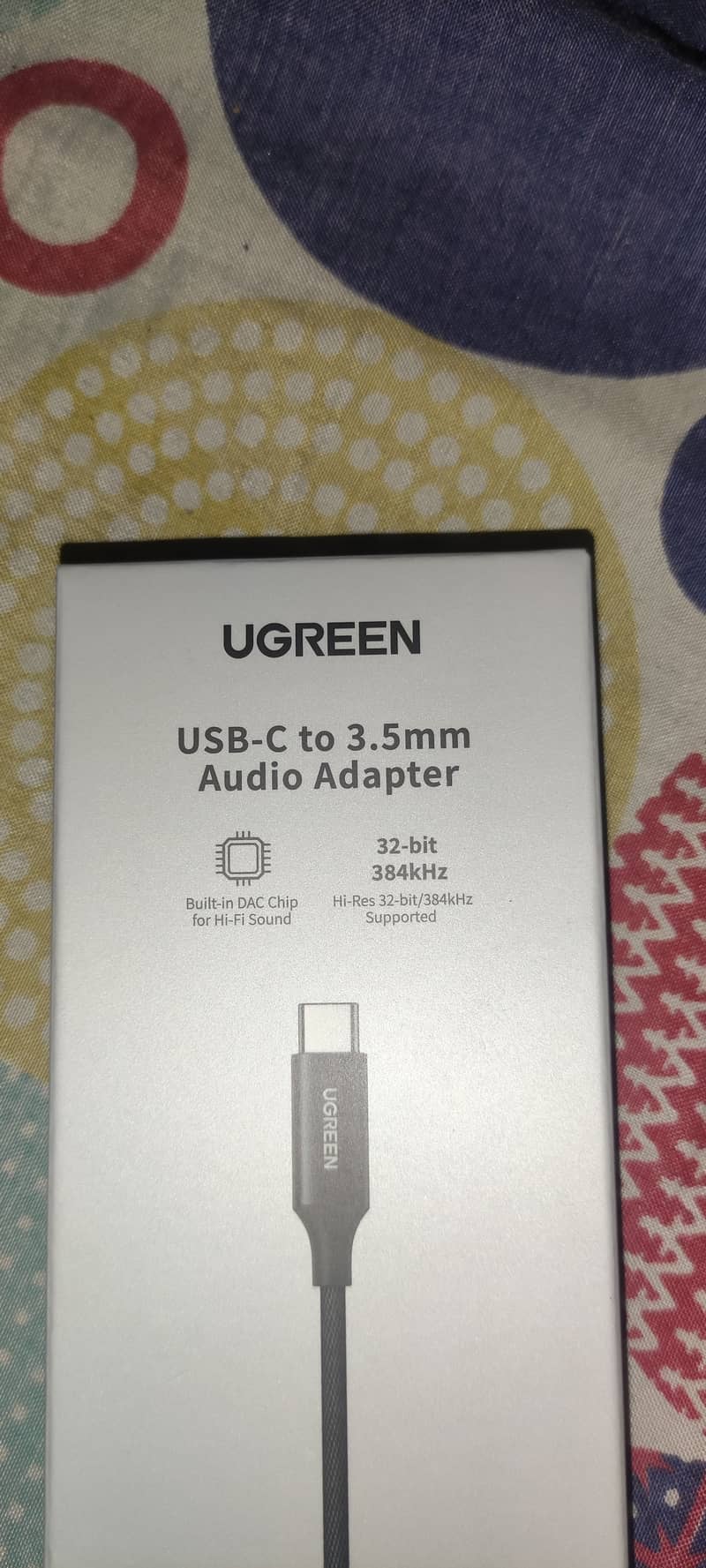 Ugreen usb-c to 3.5 mm audio adapter (splitter) Samsung 32-bit/384 khz 3