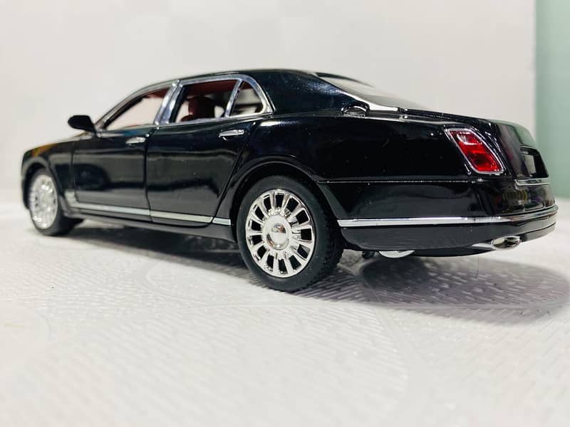 Diecast cars Black Bentley Luxury Model car in Premium Quality 8