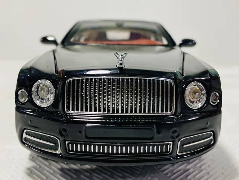 Diecast Model car Black Bentley Luxury Die-cast Model Car Metal body 5