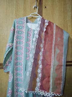 Indian Pure Cotton 3 piece suit.