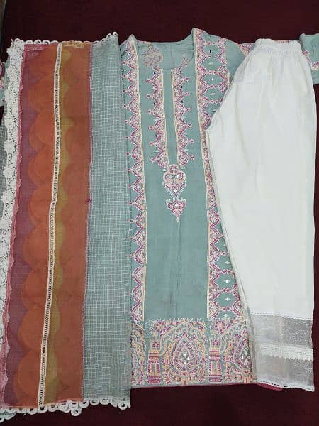 Indian Pure Cotton 3 piece suit. 5