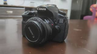 CANON 60D CAMERA WITH 50mm Lens- FULLY FUNCTIONAL NO FAULT 0