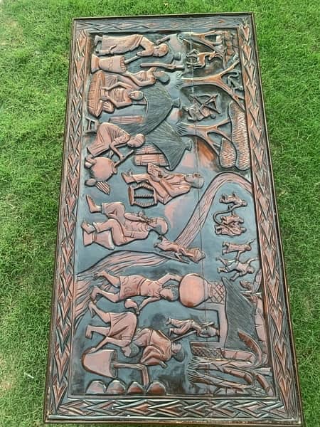 African Carved Center Table 2