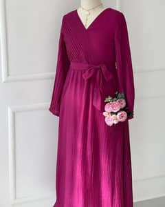 plum colour dress for sale brand new