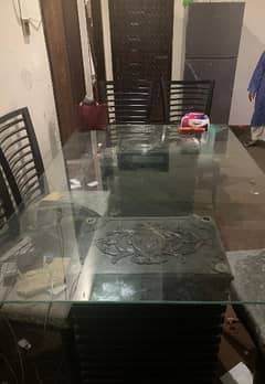 Dinning table with 6 chair