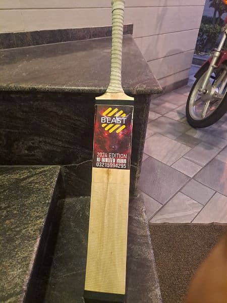 Tape Ball Bat with Malaysian Cane Handle 1