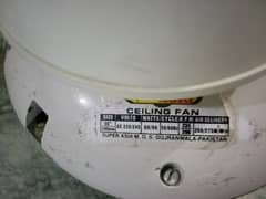 ceiling fans in running condition