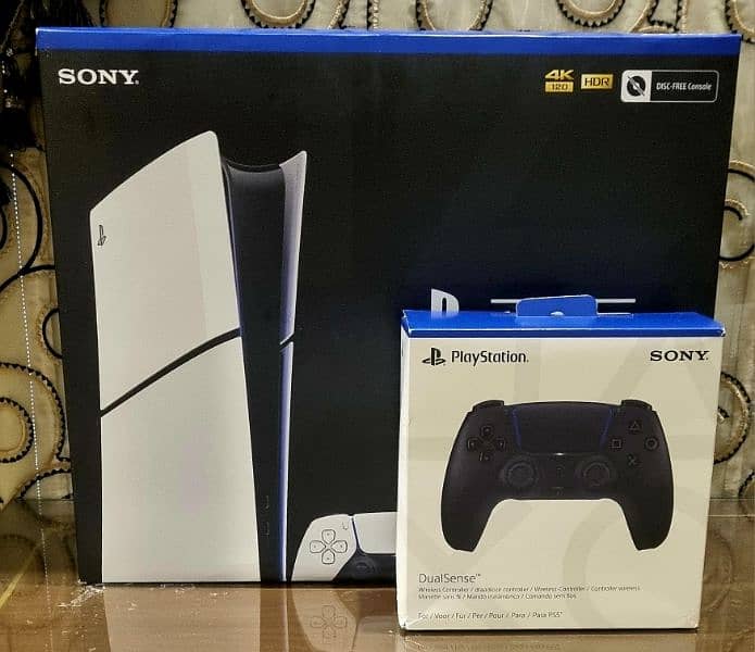PS5 "Slim" Digital Edition with extra Controller (UK) - Brand New 0