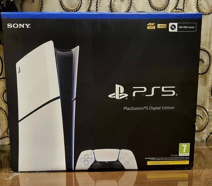 PS5 "Slim" Digital Edition with extra Controller (UK) - Brand New 1