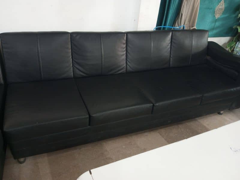 l shape sofa with table leather sofa imported Turkish 3