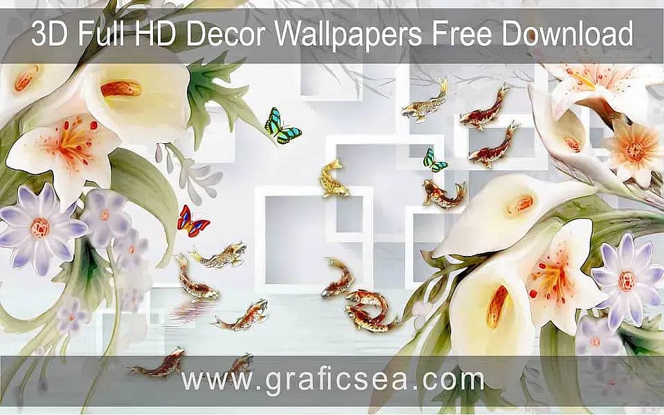 3D Wallpaper / Customized Wallpaper / Canvas Sheet / Office Wallpaper 11
