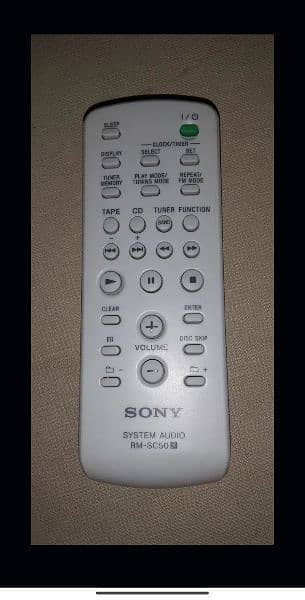 REMOTE OF SONY AUDIO DECK | MUSIC SYSTEM | SOUND SYSTEM 0
