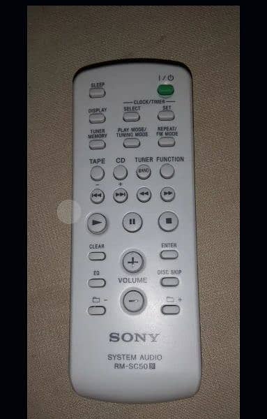 REMOTE OF SONY AUDIO DECK | MUSIC SYSTEM | SOUND SYSTEM 1