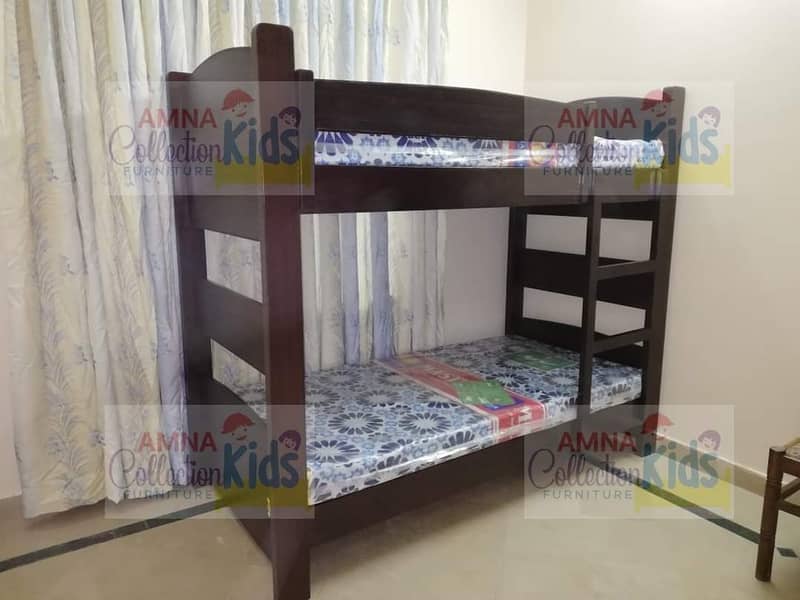 Bunk bed | Kid wooden bunker bed | Baby bed | Double bed | Triple Bed 12