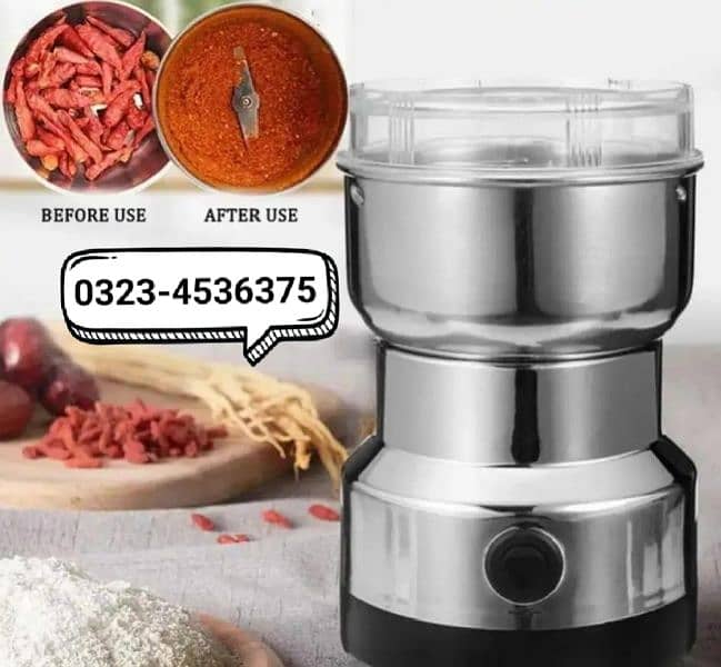 Stainless Steel Mini Electric Grinder 0