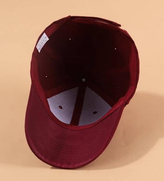 Maroon imported Premium Plain Baseball Caps 4
