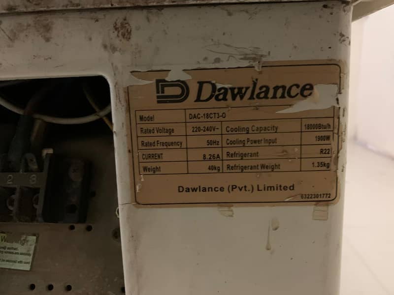 Dawlance 1.5 ton 9
