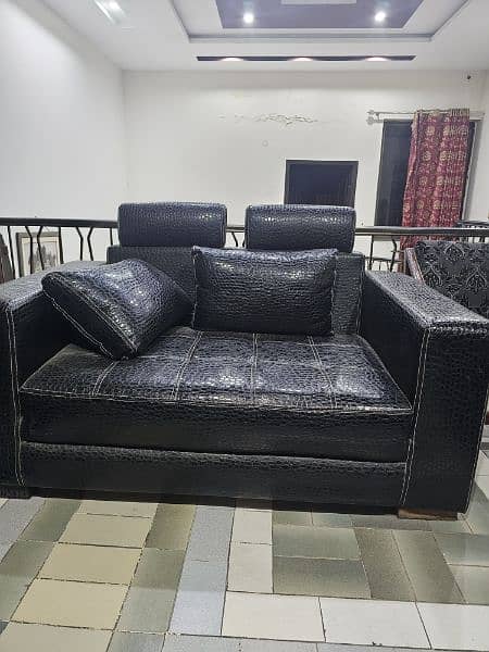 10 seater sofa /leather sofa/leopard design/sofa set for sale 4