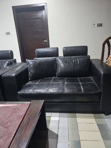 10 seater sofa /leather sofa/leopard design/sofa set for sale 6