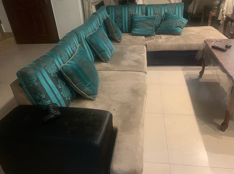 L shape sofa set for lounge 1