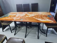Large Dining table 8 chairs