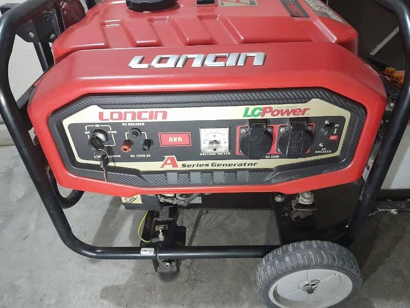 Loncin LC5500DA 3.1KW petrol & Gas generator 1