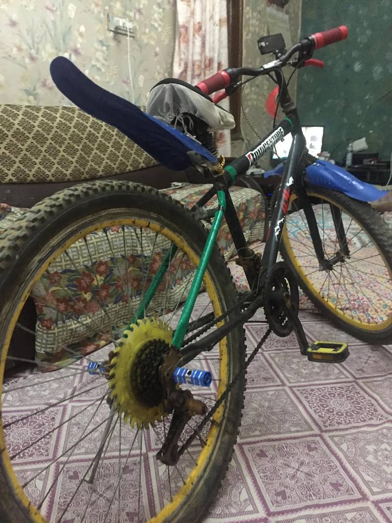 full modified bicycle all accessories available and price is good well 3