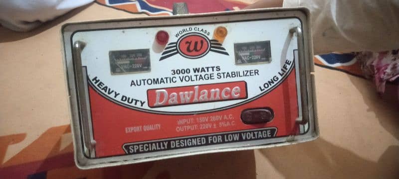 3000 watts dawlance stablizer 3