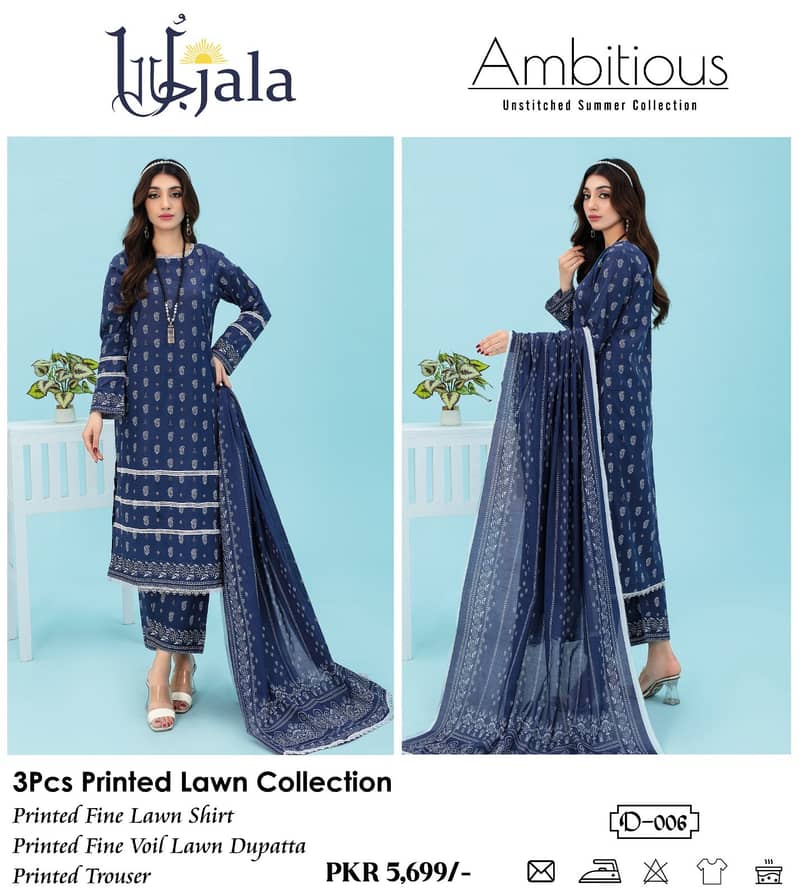 LAWN 3 piece SUMMER COLLECTION 2024 8