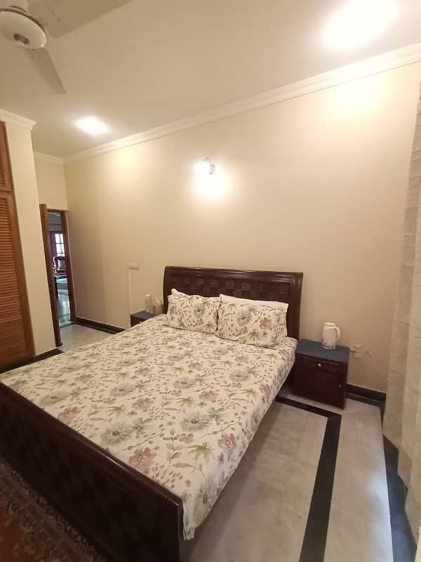 Phase 5 DHA One Kanal Furnished Upper Portion 3 Bed Rooms Short Time For Rent 15
