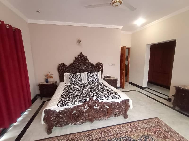 Phase 5 DHA One Kanal Furnished Upper Portion 3 Bed Rooms Short Time For Rent 16