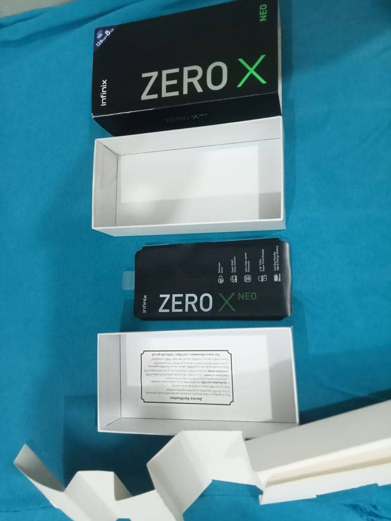 Infinix zero X neo with complete box 8/128 7