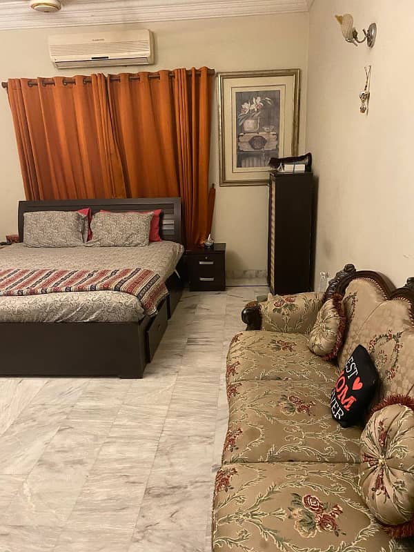 Defence dha phase 6 rahat commercial fully furnished banglow 1 bedroom available for rent 1