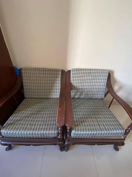 SOFA SET 5 seater and 1 Office chair 6